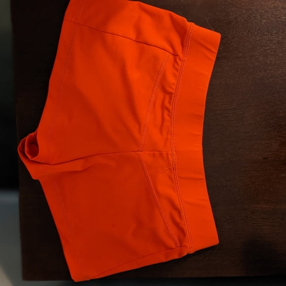 Hooters Girl Uniform Orange Shorts - Picture 3 of 3
